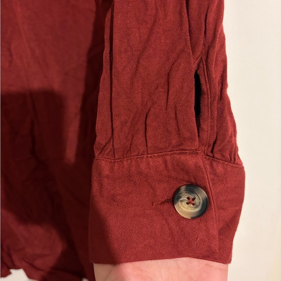 Dynamite Rust Red Blouse/Tunic - Picture 3 of 3